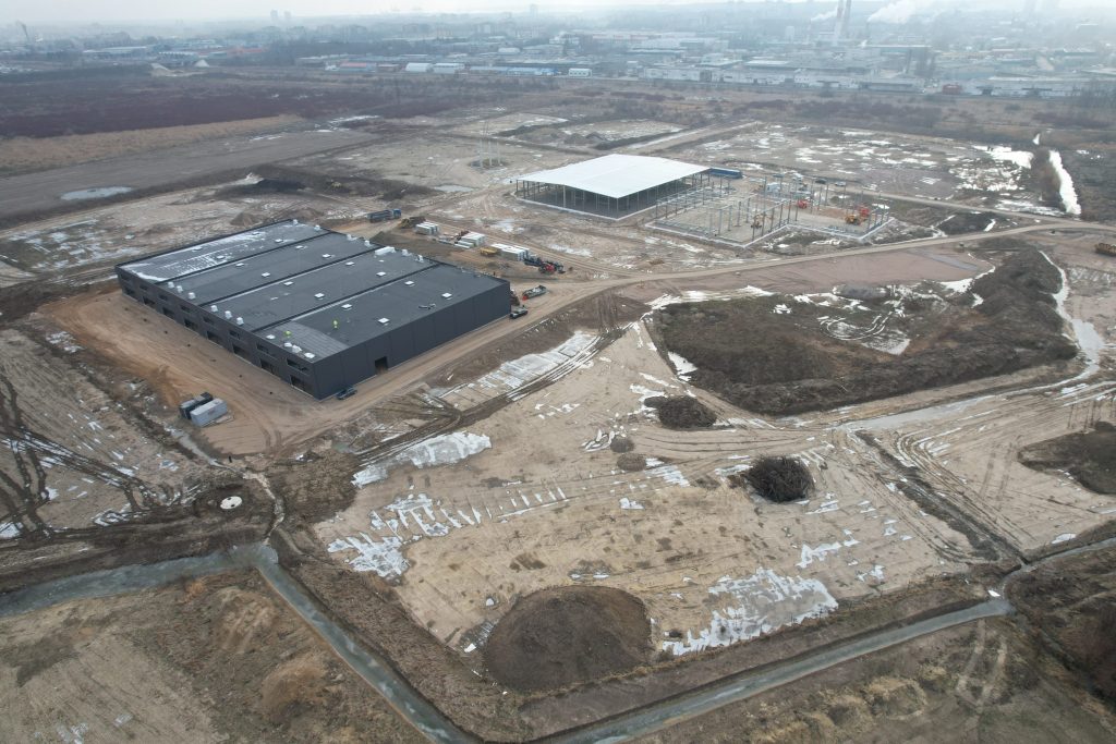 UAB “ Švyturys - Utenos alus” produkcijos sandėlis (Tilžės g. 74) - Warehouse / Distribution center - construction photos