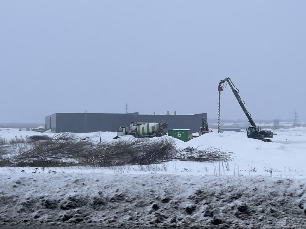 UAB “ Švyturys - Utenos alus” produkcijos sandėlis (Tilžės g. 74) - Warehouse / Distribution center - construction photos