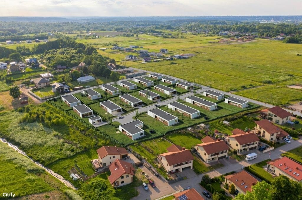 Garšvės slėnis (Pagaršvio aklg. ) - Private house community - visualization