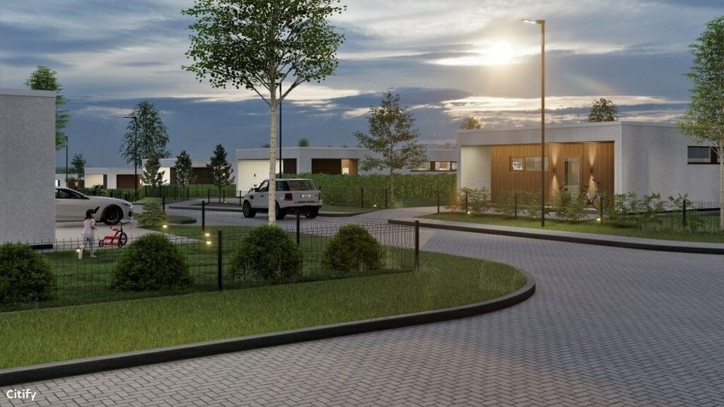 Garšvės slėnis (Pagaršvio aklg. ) - Private house community - visualization