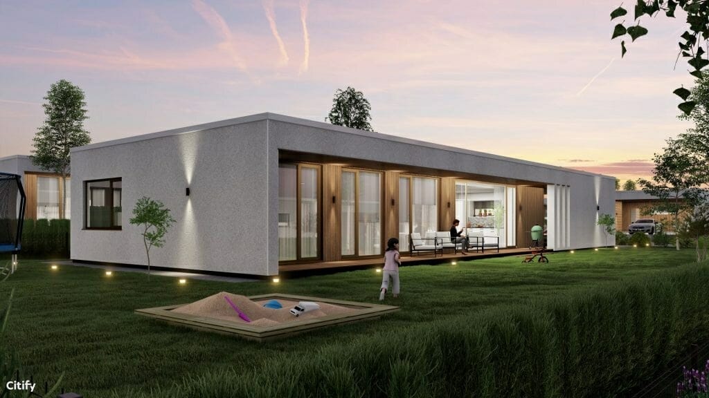 Garšvės slėnis (Pagaršvio aklg. ) - Private house community - visualization