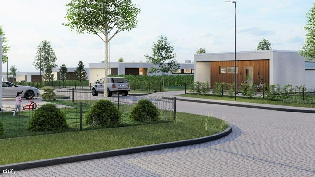 Garšvės slėnis (Pagaršvio aklg. ) - Private house community - visualization