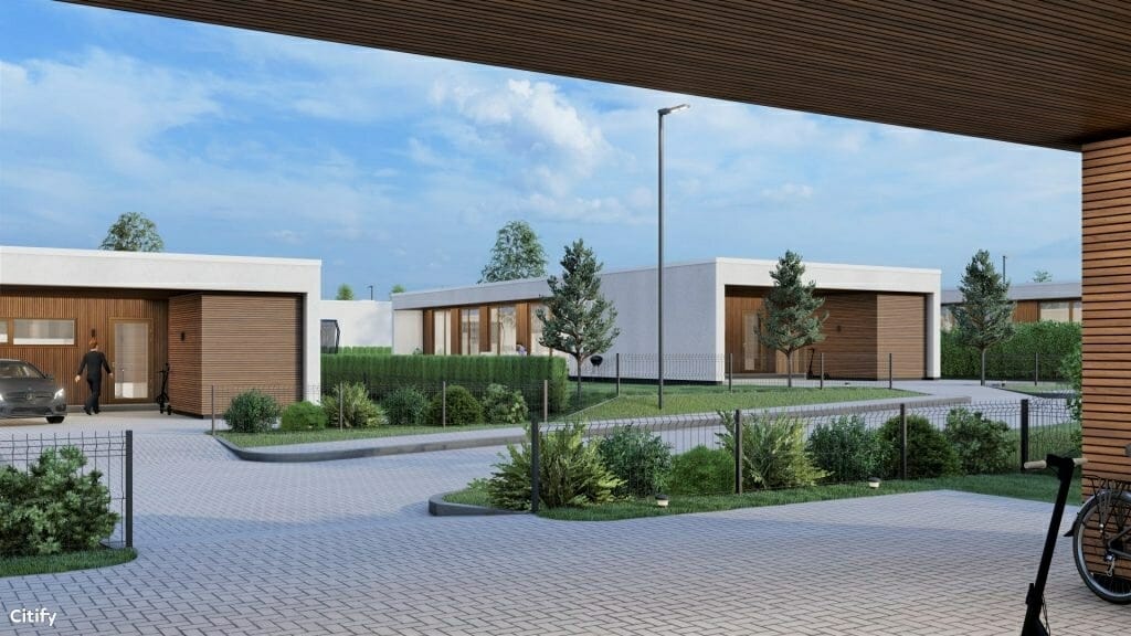 Garšvės slėnis (Pagaršvio aklg. ) - Private house community - visualization