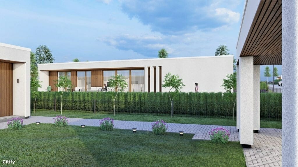 Garšvės slėnis (Pagaršvio aklg. ) - Private house community - visualization