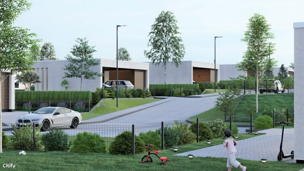 Garšvės slėnis (Pagaršvio aklg. ) - Private house community - visualization