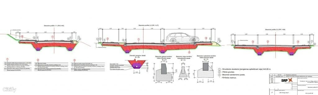 Privažiavimo gatvė nuo Vikingų g. (Vikingų g.) - Street - visualization