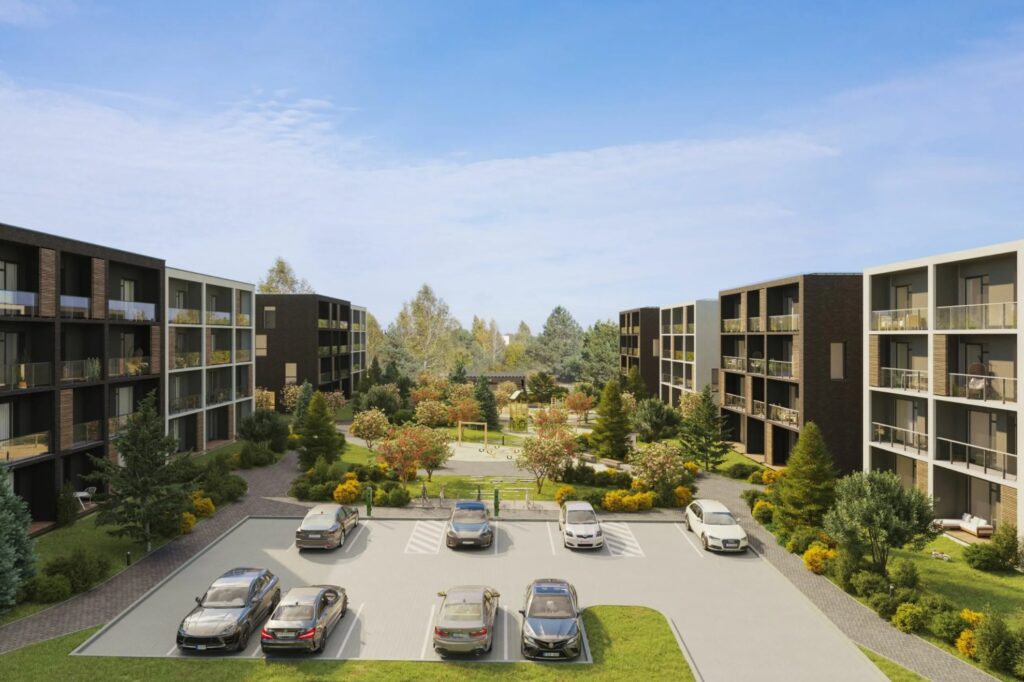 Vyšnios 1 etapas (Karaliaučiaus g. 25, 27) - Multi apartment - visualization