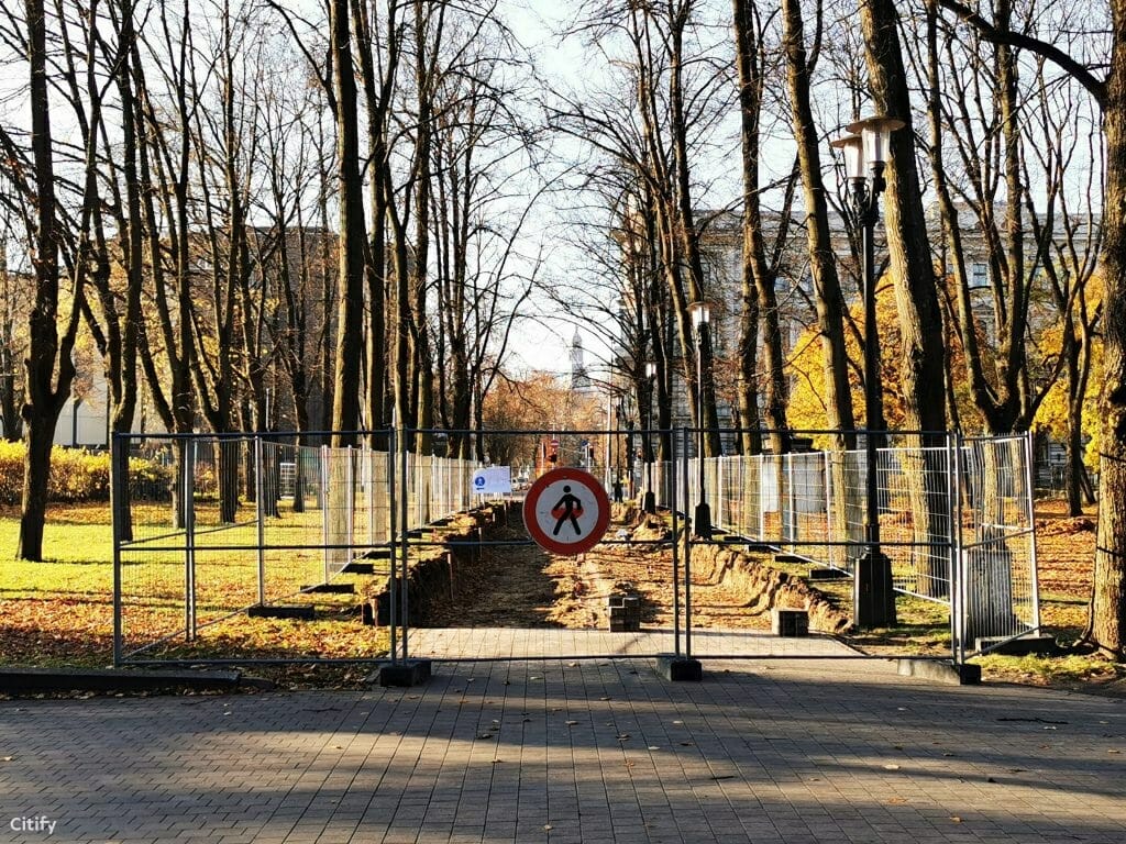 Esplanādes seguma atjaunošana 1., 2. un 7. zona (Esplanādes parks) - Parks - būvdarbu attēli