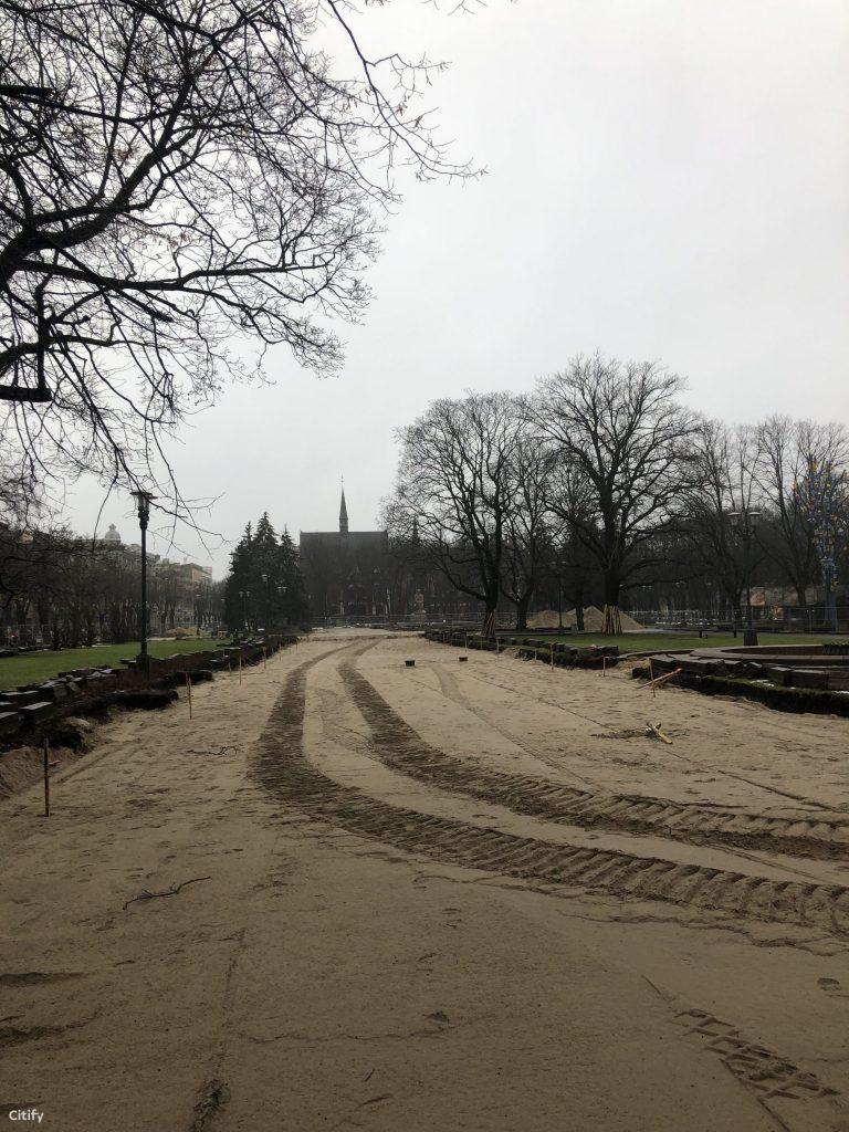 Esplanādes seguma atjaunošana 1., 2. un 7. zona (Esplanādes parks) - Parks - būvdarbu attēli