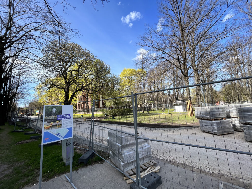 Esplanādes seguma atjaunošana 1., 2. un 7. zona (Esplanādes parks) - Parks - būvdarbu attēli