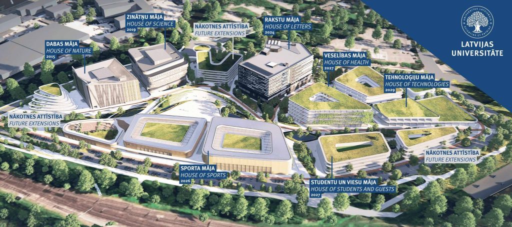 Latvijas Universitātes Akadēmiskais centrs - 5.kārta - Studentu un viesu māja (Jelgavas iela 1) - Co-living, Higher education - visualization