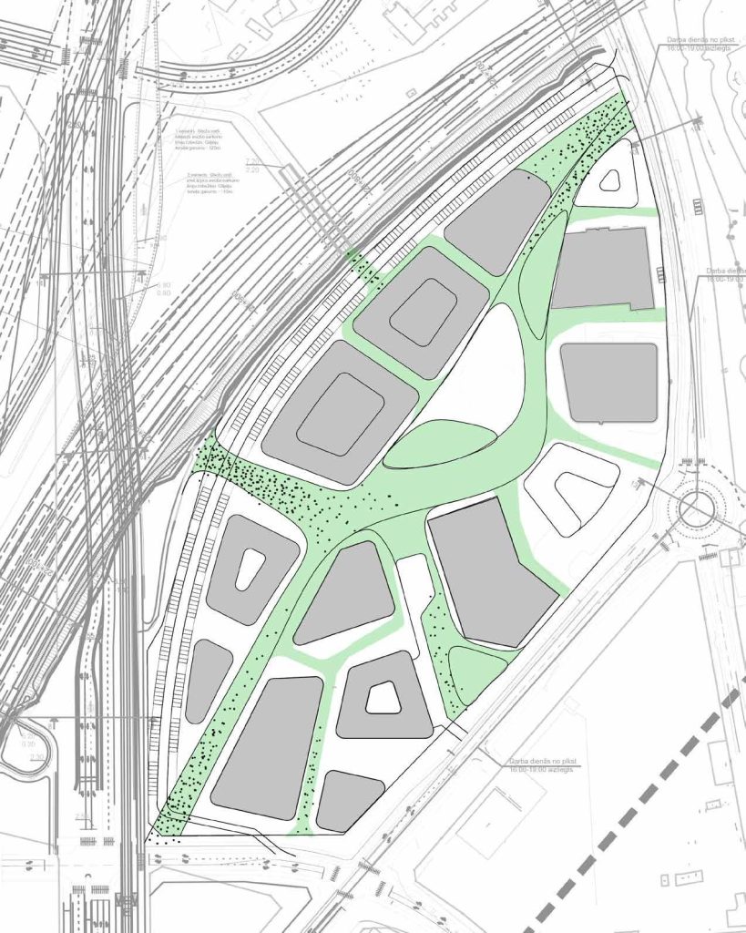 Latvijas Universitātes Akadēmiskais centrs (Jelgavas iela 1, Vienības gatve 3, 5, 7, 7a) - Aukštesniojo ar aukštojo mokslo įstaiga - vizualizacija