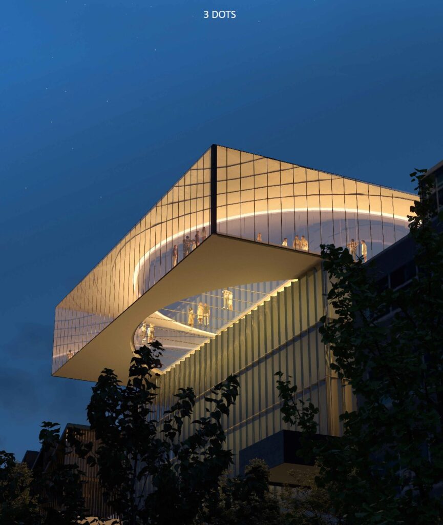 Verslo trikampio konversija (J. Jasinskio g. 16E, 16F) - Multi apartment, Office center - visualization