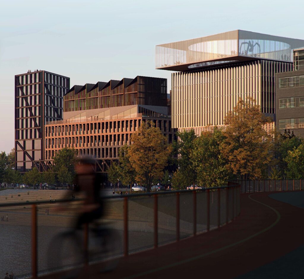 Verslo trikampio konversija (J. Jasinskio g. 16E, 16F) - Multi apartment, Office center - visualization