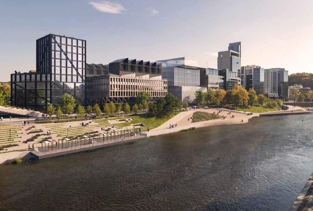 Verslo trikampio konversija (J. Jasinskio g. 16E, 16F) - Multi apartment, Office center - visualization