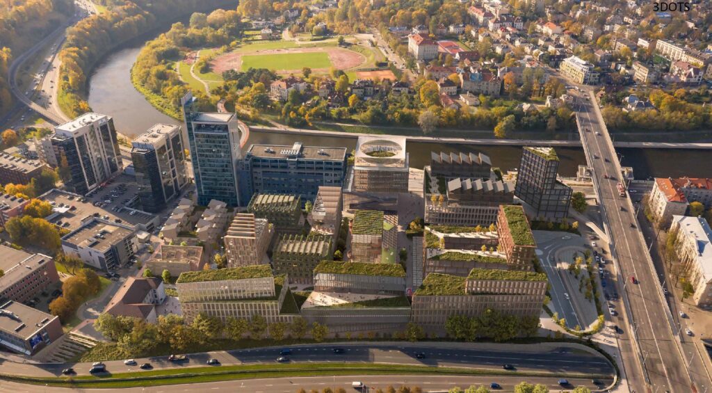 Verslo trikampio konversija (J. Jasinskio g. 16E, 16F) - Multi apartment, Office center - visualization