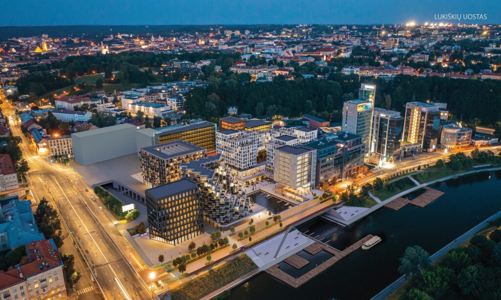 Verslo trikampio konversija (J. Jasinskio g. 16E, 16F) - Multi apartment, Office center - visualization