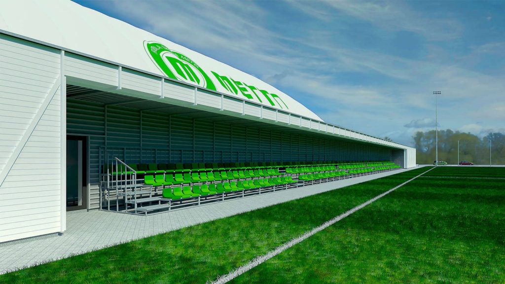 Futbola kluba FS Metta kluba treniņu centrs (Sāremas iela 1D) - Spordiväljak - visuaalne