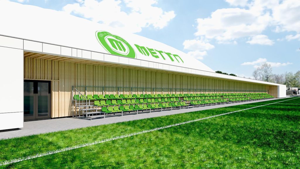 Futbola kluba FS Metta kluba treniņu centrs (Sāremas iela 1D) - Spordiväljak - visuaalne