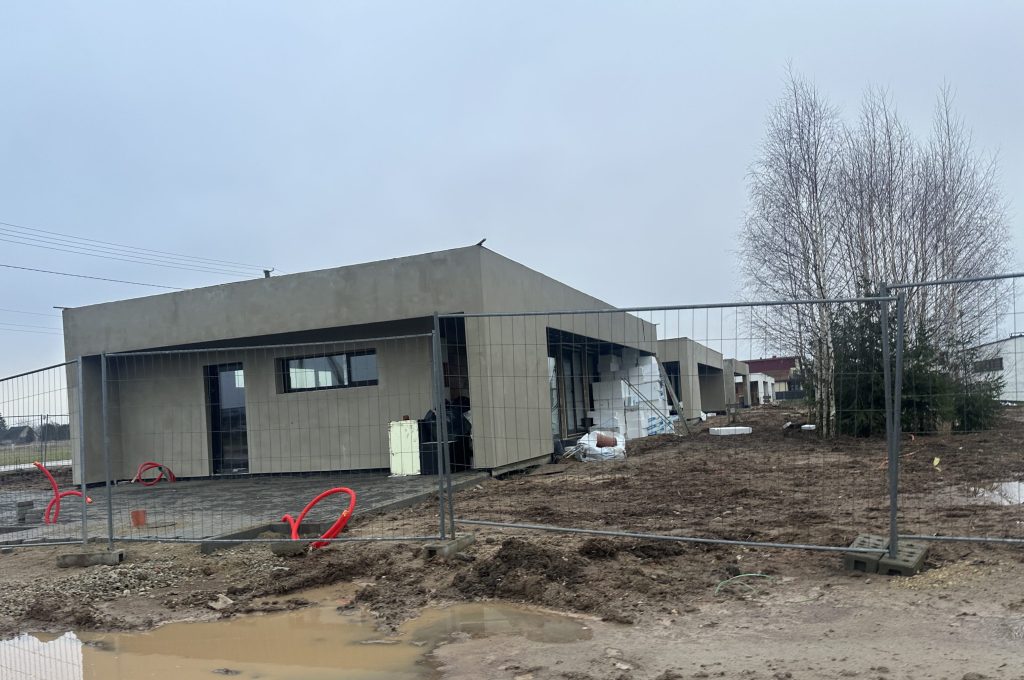 Garšvės slėnis (Pagaršvio aklg. ) - Private house community - construction photos