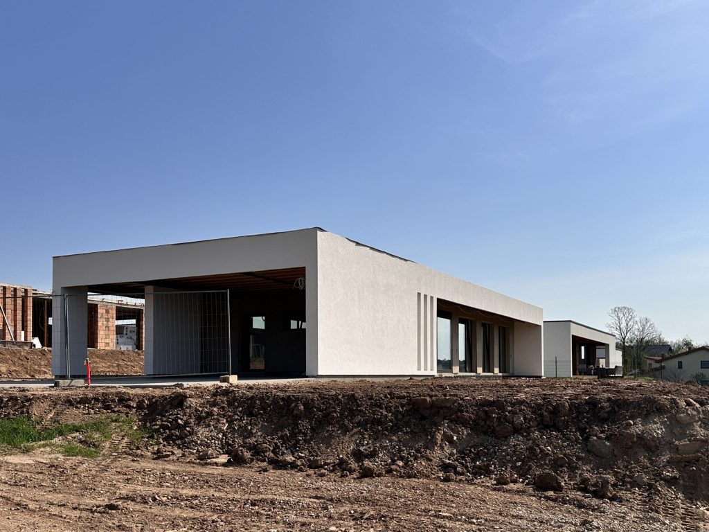 Garšvės slėnis (Pagaršvio aklg. ) - Private house community - construction photos