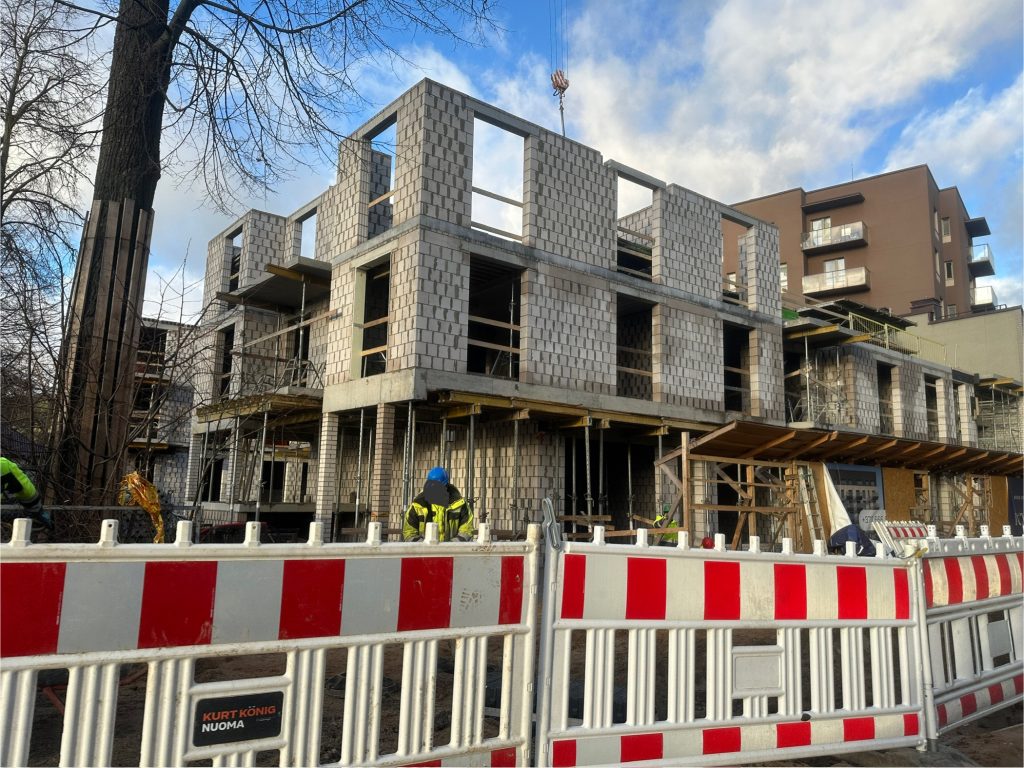 Nexto (Linkmenų g. 4) - Multi apartment - construction photos