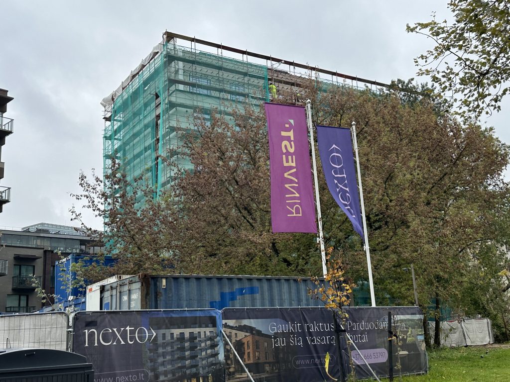 Nexto (Linkmenų g. 4) - Multi apartment - construction photos