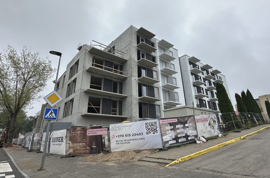 Naujamiesčio trio (Panerių g. 34) - Daudzdzīvokļu nams - būvdarbu attēli