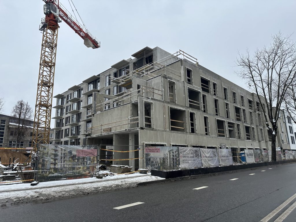 Naujamiesčio trio (Panerių g. 34) - Daudzdzīvokļu nams - būvdarbu attēli