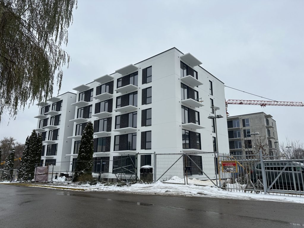 Naujamiesčio trio (Panerių g. 34) - Daudzdzīvokļu nams - būvdarbu attēli