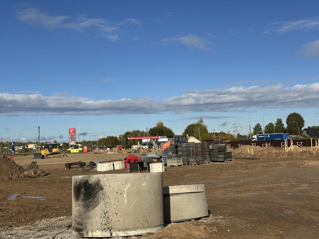LIDL Rokelių g. (Rokelių g. 1) - Food store - construction photos