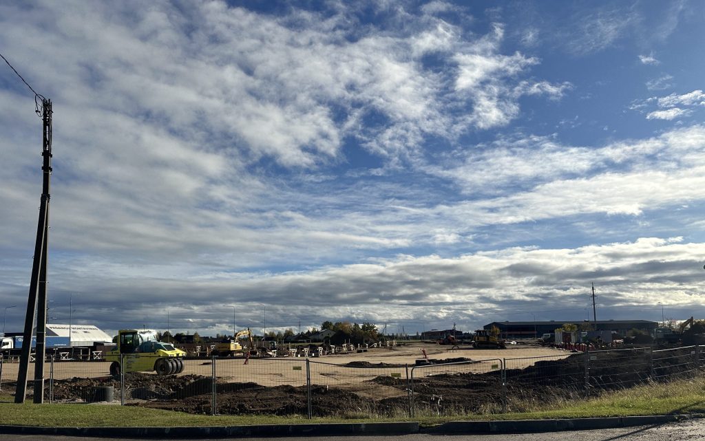 LIDL Rokelių g. (Rokelių g. 1) - Food store - construction photos