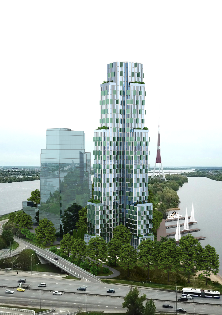 Zaķusalas krastmala 21 (Zaķusalas krastmala 21) - Hotel, Multi apartment - visualization