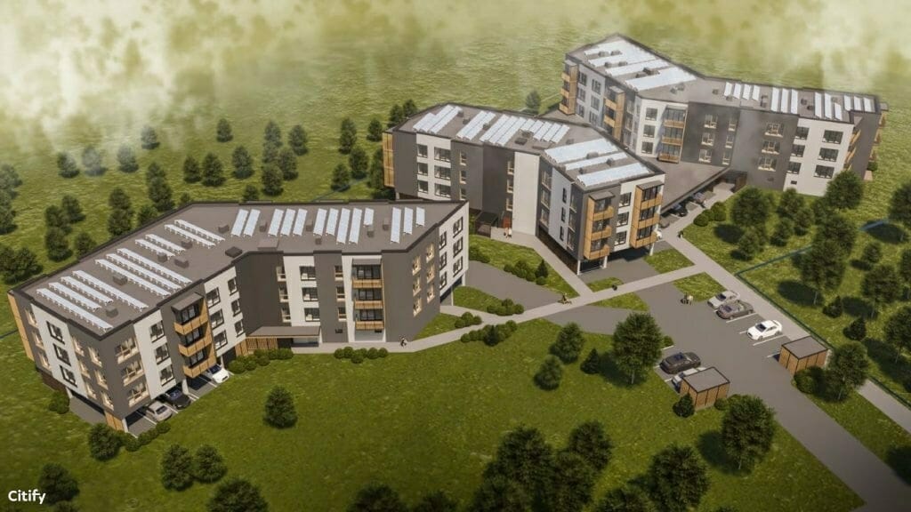 Sanglepa elurajoon (Astangu 4/1, 4/2) (Astangu 4/1, 4/2) - Multi apartment - visualization