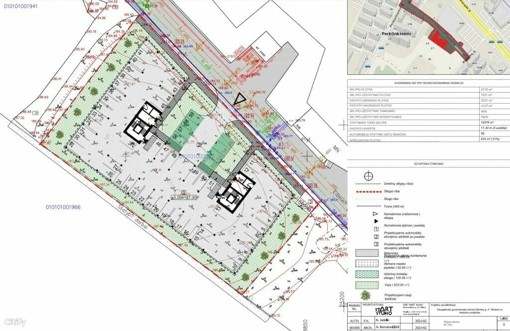 Eitminų g. 4 (Eitminų g. 4) - Daudzdzīvokļu nams - vizualizācija