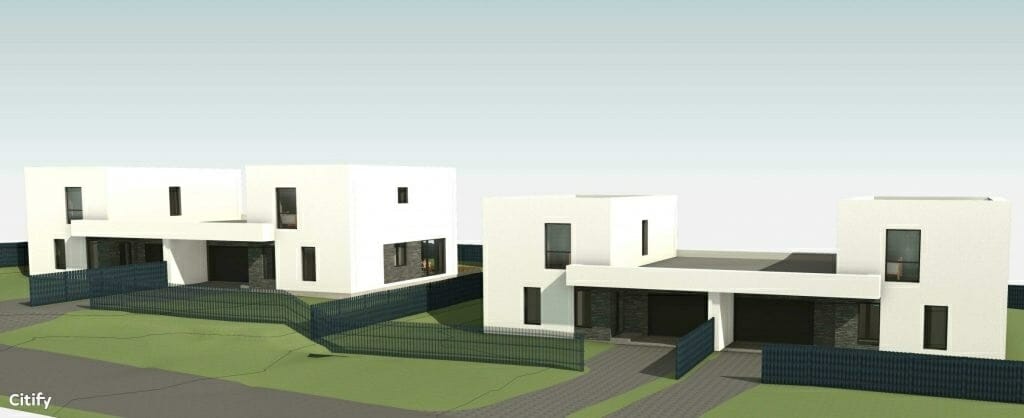 Užutrakio g. 11, 13 (Užutrakio g. 11, 13) - Row housing - visualization