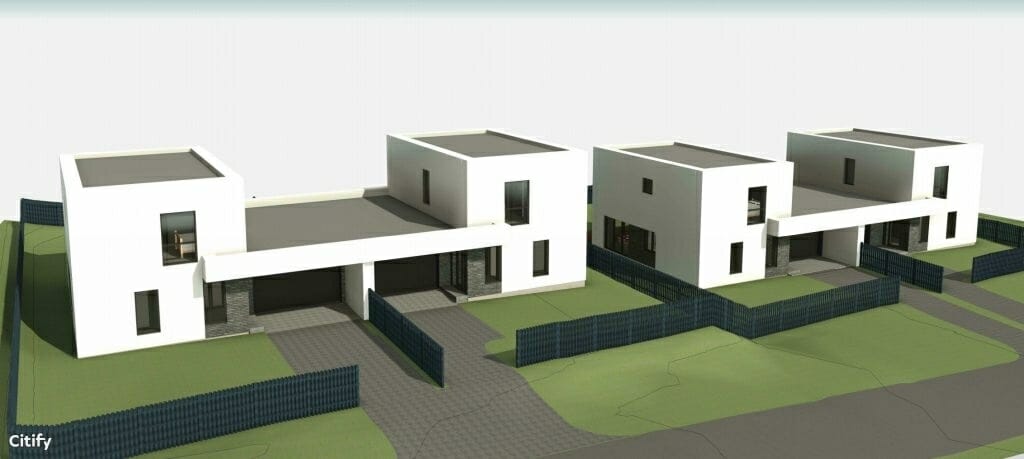 Užutrakio g. 11, 13 (Užutrakio g. 11, 13) - Row housing - visualization