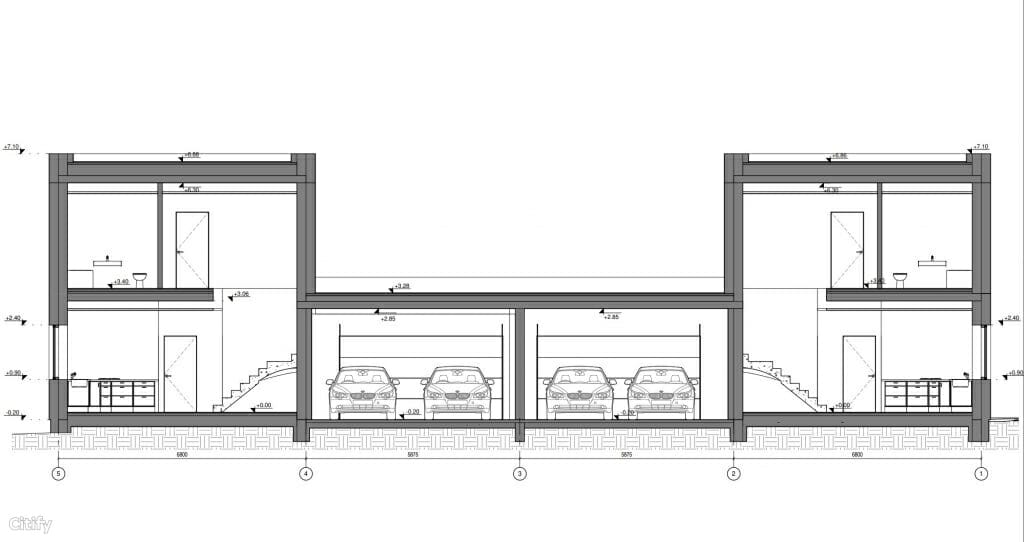 Užutrakio g. 11, 13 (Užutrakio g. 11, 13) - Row housing - visualization