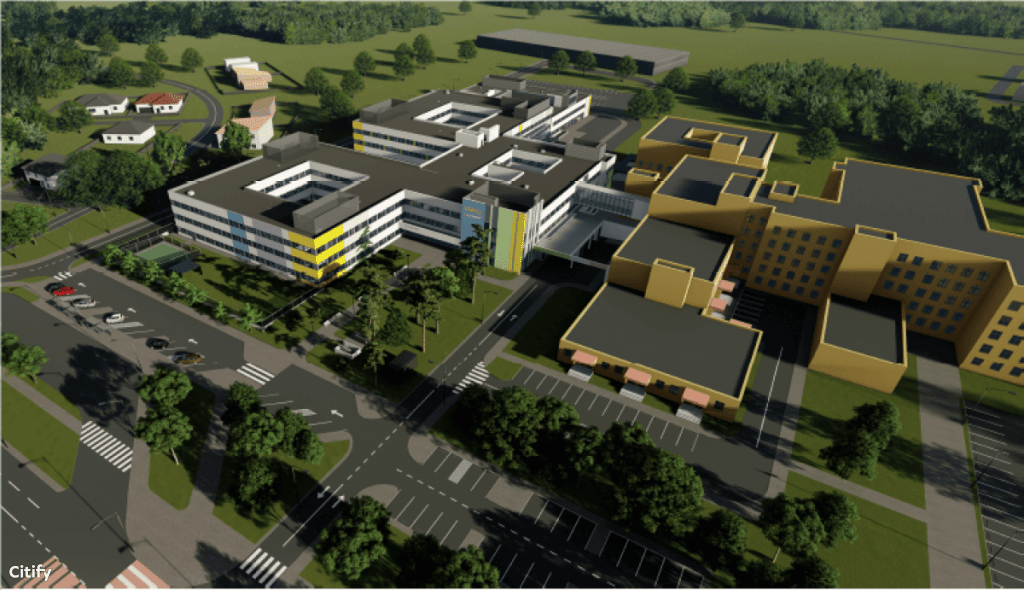 Vaikų pediatrijos II korpusas (Santariškių g. 7) - Hospital - visualization