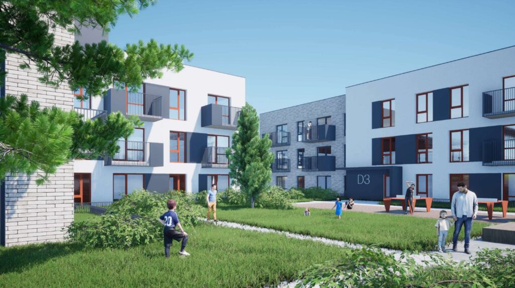 Dangeručio g. 48 (Dangeručio g. 48) - Daudzdzīvokļu nams - vizualizācija