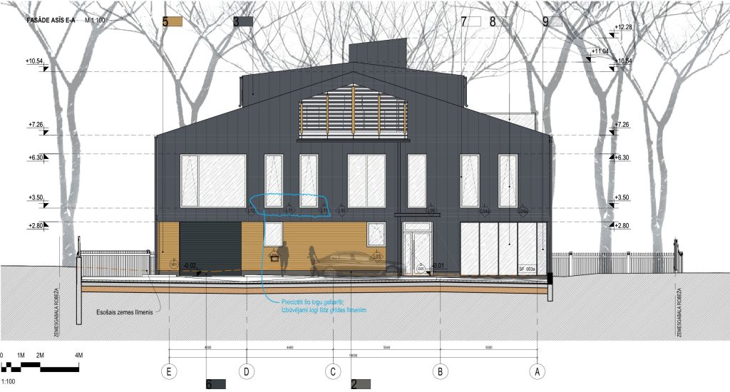 Fridriha Candera iela 9A (Fridriha Candera iela 9A) - Office center - visualization