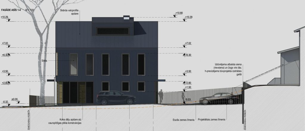 Fridriha Candera iela 9A (Fridriha Candera iela 9A) - Office center - visualization