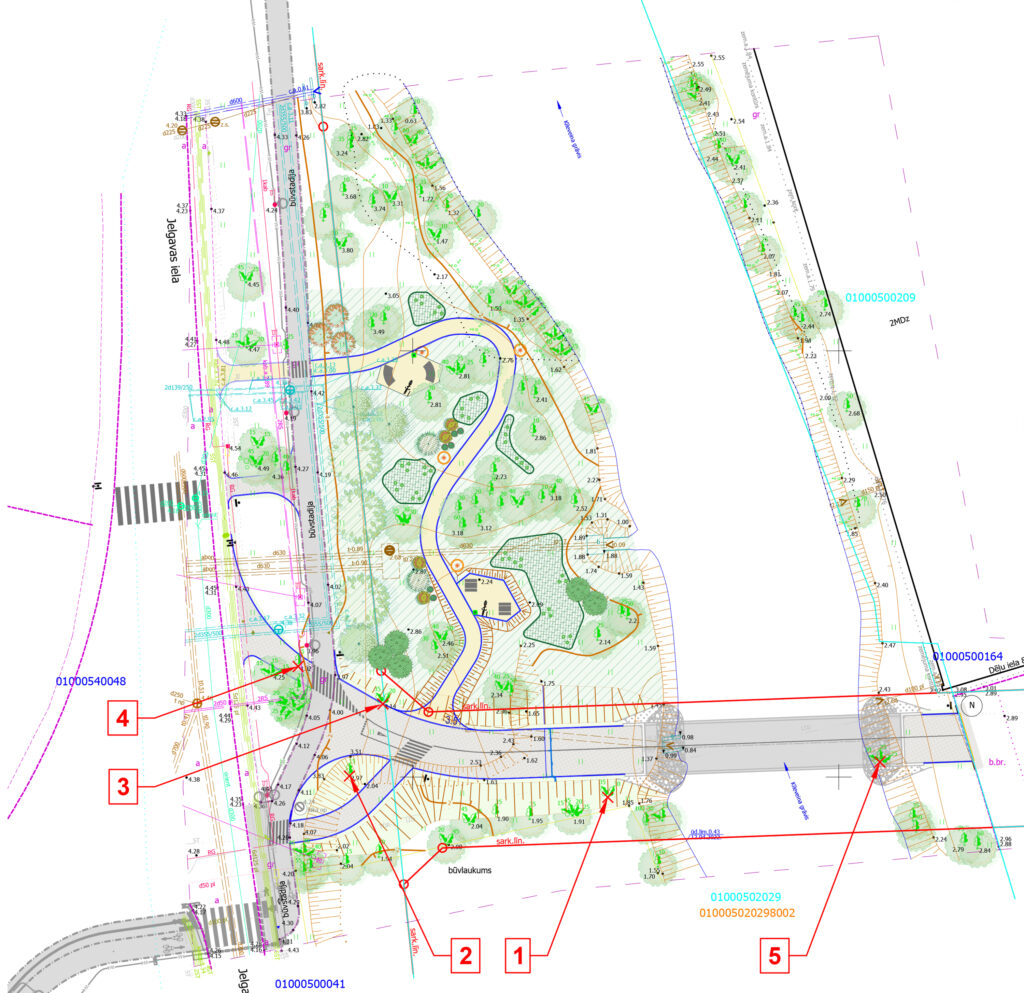 Gājēju un velosipēdu tilts pār Kīleveina grāvi (Dēļu iela) - Sild - visuaalne