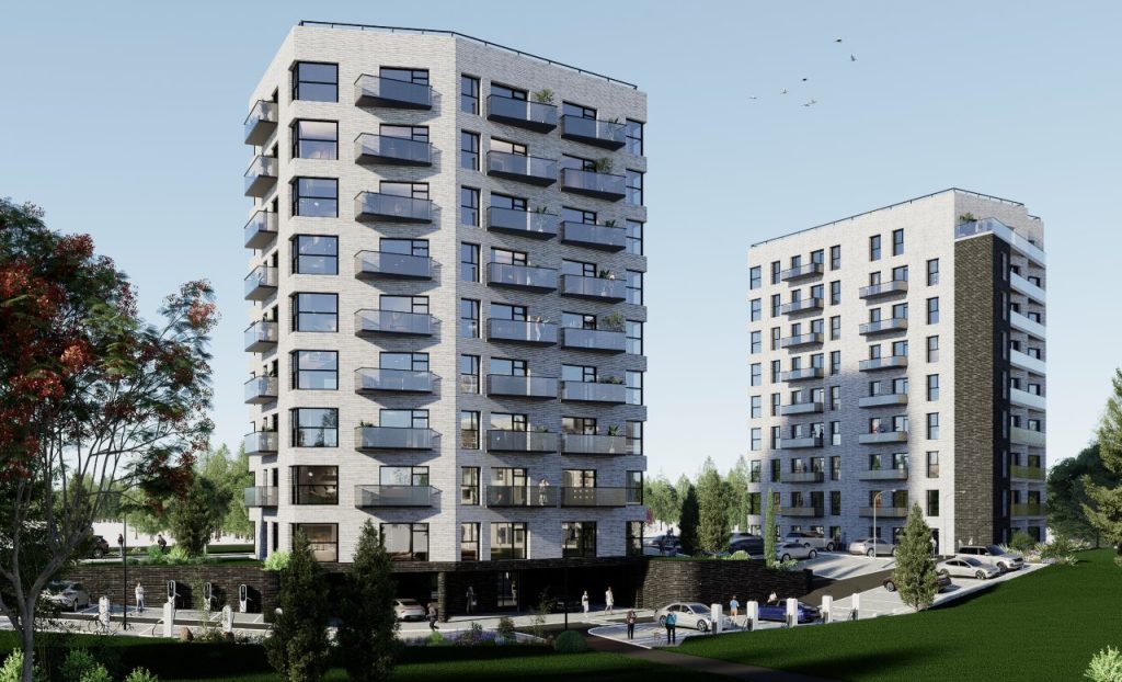 DU PUŠYNAI (R. Kalantos g. 167A) - Korterelamu - visuaalne