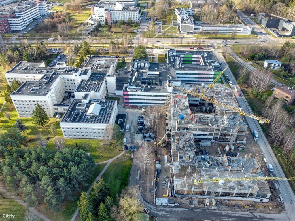 Vaikų pediatrijos II korpusas (Santariškių g. 7) - Hospital - construction photos