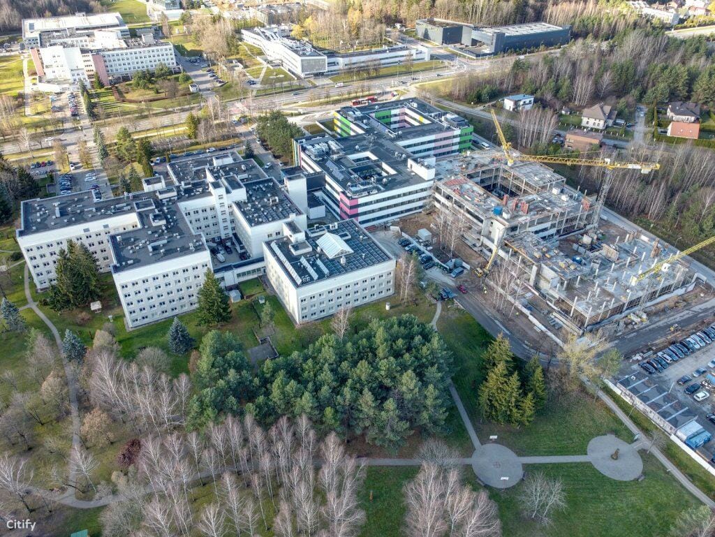 Vaikų pediatrijos II korpusas (Santariškių g. 7) - Hospital - construction photos