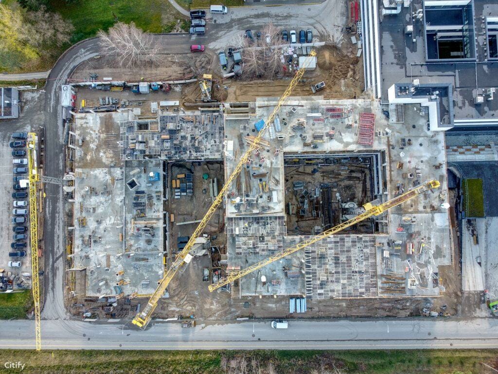 Vaikų pediatrijos II korpusas (Santariškių g. 7) - Hospital - construction photos