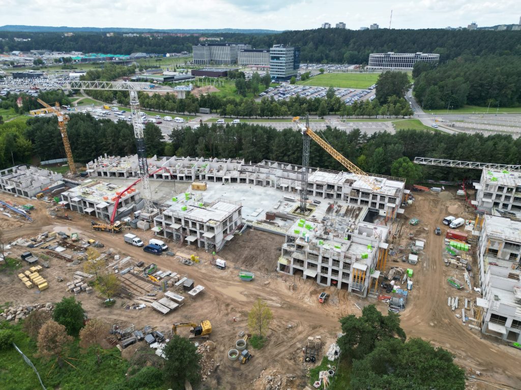 Sakai (Upės namai) (Kazimiero Jelskio g. 5, 7) - Multi apartment - construction photos