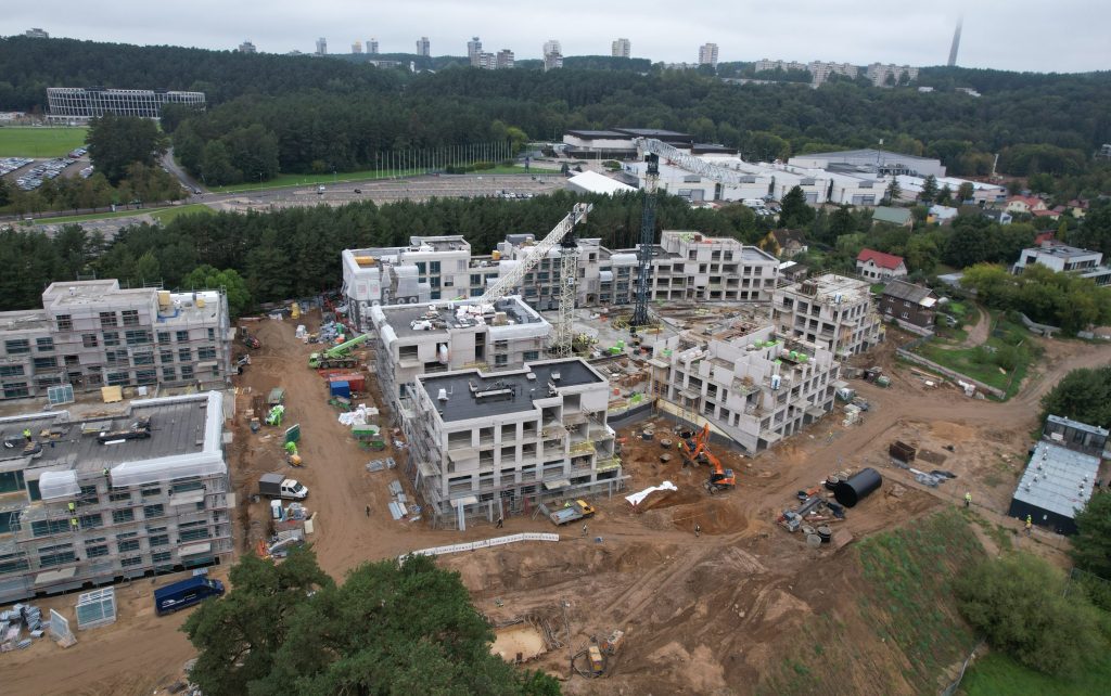 Sakai (Upės namai) (Kazimiero Jelskio g. 5, 7) - Multi apartment - construction photos