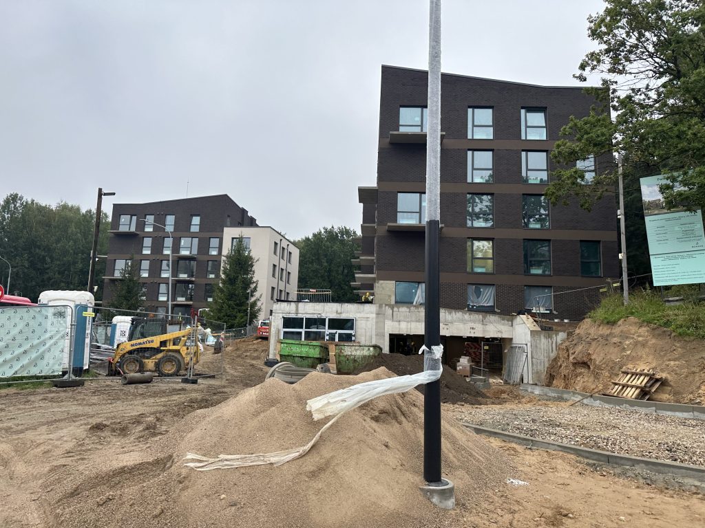 Forest Gate (L. Giros g. 115) - Multi apartment - construction photos